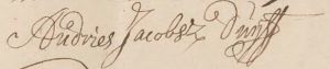 Andries Jacobszn [Andris] [Jacobsz] [Jacobusze] [Jacobse] [Jacobusze] [Jacobuszen] Duijf [Duijff]